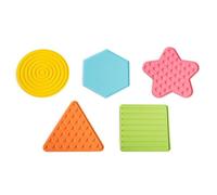 Tapis sensoriels texturés - jouet éducatif pour enfants multi-coloured TU