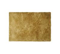 Tapis shaggy à poils longs -160 x 230 cm - Doré - GLITTER