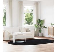 Tapis shaggy à poils longs crème 120x120 cm polyester tapis vidaXL