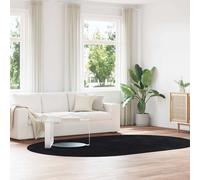 Tapis shaggy à poils longs crème 120x120 cm polyester tapis vidaXL