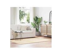 vidaXL Tapis Shaggy à Poils Longs crème 130x200 cm Polyester, Tapis, Tapis de Chambre, Tapis Moderne, Tapis de Salon, Tapis Moelleux