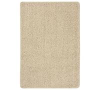 Tapis Shaggy Antidérapant Crème 160x230 cm Carpette Moquette Sol Salon vidaXL