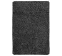 Vloerkleed shaggy anti-slip 140x200 cm donkergrijs340379