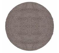 Tapis shaggy avec haute mèches de 3 cm - Pour salon, salle à manger,et chambreTapis shaggy - Coloris uni - Certifié selon la norme Öko-Tex 100 « Confiance textile »--, Plastique, beige, 200 cm Rund