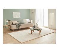 Tapis shaggy doux Cosy 902 uni - Crème - 100% polyester - 120 x 160 cm - Intérieur - NAZAR