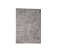 Tapis Shaggy Fait Main "Bali" Gris 120 x 170 cm
