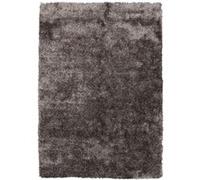 Tapis Shaggy Fait Main "Diamond" Champagne 200 x 290 cm Gris G