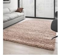 Tapis Shaggy Flokati poil long uni moelleux et doux pour le salon Couleur: Beige Taille: 120 x 170 cm