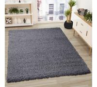 Tapis Shaggy Moderne À Poils Longs Facile D'entretien Unicolore - Meilleur Prix
