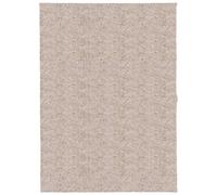 Tapis shaggy PAMPLONA poils longs moderne beige 140x200 cm