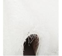 Tapis Shaggy - PERGAMON - Glow - Blanc Cassé - Effet Scintillant - 160x230 cm