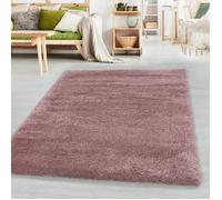Tapis Shaggy Rose 60 x 110 cm - SIMPEX - Tapis de salon, chambre et bureau - 100% Polypropylène