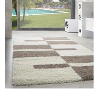 Tapis Shaggy Salon - CELINE - Beige - 120 x 170 cm - 100% Polypropylène - SIMPEX