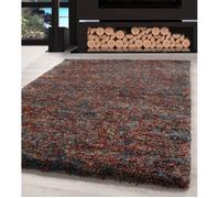 Tapis Shaggy - Terra - Beige Moucheté - 140x200 cm - Doux - Intérieur