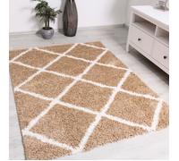 Tapis Shaggy - VIMODA - Berbère - 200x280 cm - Synthétique - Rectangulaire - Intérieur