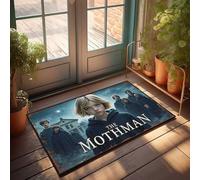 Tapis Shoes The Mothman : A Chilling Tale Of Mystery And Horror Paillasson décoratif pour salle de jeux Tapis d'automne pour porte d'entrée (65 x 90 cm)