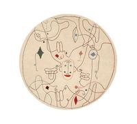 Tapis Silhouette Tufting Ø 200cm density 56.000 knots/m2