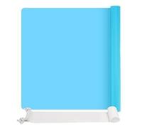 Tapis Silicone,60x40cm Protege Plan de Travail Cuisine,Tapis de Table -Bleu | Antiadhésif Tapis de Table Silicone, Résistant à la Chaleur Antidérapant, pour Bricolage, Peinture, Moulage, Couture