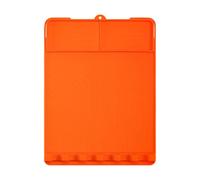 Tapis Silicone Barbecue pour TEPRO Hampton(Hampton/Hampton 6) 2020-2026, Protection Gril Plan Travail, Anti Dérapant Résistant Chaleur, pour BBQ Cuisine Extérieure,C Orange