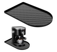 Tapis Silicone Machine à Café, pour Bars,Restaurants,Cafés et Cuisines | Antidérapant,Tapis Machine a Cafe,Tapis de Machine à Café 25 × 40 cmFacile à Nettoyer & Résistant (Noir)