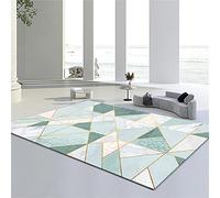 Tapis Simple De Table Basse De Tapis, Couverture De Chevet De Chambre À Coucher De Petit Salon Frais De Ménage Moderne, Tapis De Sol Géométrique 80 x 160cm