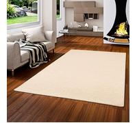 Tapis - SNAPSTYLE - Berbère - Laine naturelle - Beige - 200x200 cm