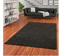 Tapis - SNAPSTYLE - Mona - Velours - Noir - 200x200 cm - 17 tailles disponibles
