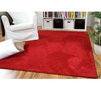 Tapis - SNAPSTYLE - Mona - Velours - Rouge - 160x200 cm - 17 tailles disponibles