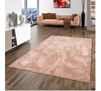 Tapis - SNAPSTYLE - Velvet Shaggy - Vieux rose - 100x200 cm - Poils longs
