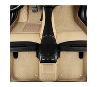 Tapis Sol antidérapant pour Polestar 1 2 3 4 2023 2024 Tapis Sol Voiture en Cuir Artificiel Tapis Voiture Accessoires Intérieurs(Beige)
