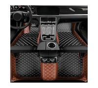 Tapis Sol Antidérapant Tapis De Sol Voiture en Cuir Imperméables pour Chevy pour Cheyenne 2019 2020 2021 2022 2023 2024(Black and Brown)