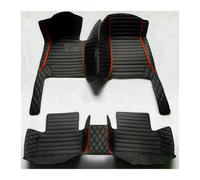 Tapis Sol Antidérapant Tapis De Sol Voiture Imperméables pour Volvo pour V60 pour Cross pour Country 2020 2021 2022 2023 2024 2025 2026(Striped Black Red 2)