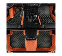 Tapis Sol Antidérapant Tapis De Sol Voiture Imperméables pour Volvo pour V90 pour Cross pour Country 2020 2021 2022 2023 2024 2025 2026(Black and Orange)