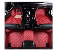 Tapis Sol Antidérapant Tapis Sol Voiture Cuir Luxe Personnalisé Ensemble Complet D'accessoires Imperméables pour BMW E90 2006-2011 Antidérapant Tapis Voiture(VIN Rouge)