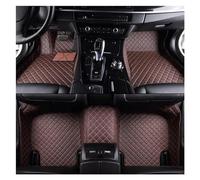 Tapis Sol Antidérapant Tapis Sol Voiture Cuir Luxe Personnalisé Ensemble Complet D'accessoires Imperméables pour BMW E90 2006-2011 Antidérapant Tapis Voiture(Café)