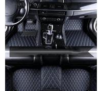 Tapis Sol Antidérapant Tapis Sol Voiture Cuir pour Mitsubishi pour Lancer pour Évolution 2010-2013 Accessoires Intérieur Protecteurs Sol(Noir Bleu)