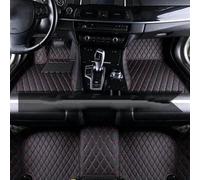 Tapis Sol Antidérapant Tapis Sol Voiture Cuir pour Mitsubishi pour Lancer pour Évolution 2010-2013 Accessoires Intérieur Protecteurs Sol(Noir Rouge)