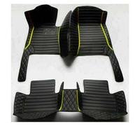 Tapis Sol Antidérapant Tapis Sol Voiture en Cuir Luxe pour Volvo XC70 2007 2008 2009 2010 2011 2012 2013 2014 2015(Style 4 Black Yellow)