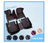 Tapis Sol Antidérapant Tapis Sol Voiture Personnalisé pour Nissan pour Qashqai 2016-2019 Coussinets Pied Couverture Automobile Accessoires D'intérieur Protecteurs Sol(Marron foncé)