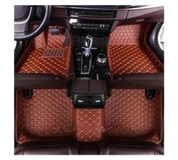 Tapis Sol Antidérapant Tapis Sol Voiture Personnalisé pour Nissan pour Qashqai 2016-2019 Coussinets Pied Couverture Automobile Accessoires D'intérieur Protecteurs Sol(Brun)
