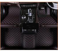 Tapis Sol Antidérapant Tapis Sol Voiture pour Chevy pour Onix 2016-2019 Pièces Protection Imperméables Accessoires Coussinets Pieds Automobiles Protecteurs Sol(Noir Rouge,RHD)