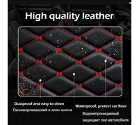 Tapis Sol Antidérapant Tapis Sol Voiture pour Geely pour Coolray 2019-2023 Coussinets Pied Automobiles Personnalisés Couverture Automobile D'intérieur Protecteurs Sol(VIN Rouge)