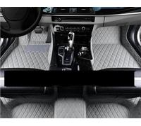 Tapis Sol Antidérapant Tapis Sol Voiture pour Tesla pour Modèle X 5 Sièges 2015-2022 Luxe Pièces Intérieures Automobiles Coussinet Pied Cuir Protecteurs Sol(Gris Clair,LHD)