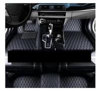 Tapis Sol Antidérapant Tapis Voiture pour A4 B9 8W 2016 - 2023 Ensemble Sol Durables Pièces Intérieures Automobiles Cuir Accessoires Protecteurs Sol(Noir Noir)