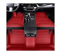 Tapis Sol Antidérapants Voiture pour Q7 4M Q7 2006 2007 2008 2009 2010 2011 2012 2013 2014 2015 7 Places Tapis Sol Voiture À Grandes Rayures(Rouge)