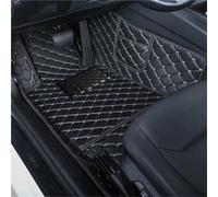 Tapis Sol Automobile Tapis Sol Voiture Personnalisés Pour Ford Pour Mustang 2015-2019 Tapis Voiture En Cuir Luxe Pour Hommes Et Femmes Couverture Complète Tapis Sol Universel Voiture(L Black beige)