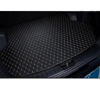 Tapis Sol Cargaison pour BMW X1 X2 X3 X4 X5 X6 530li 528li 520li 525li 5/7series Tapis De Coffre Voiture Étanche Cargo Liner Boot 2006-2022(Beige Noir)