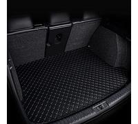 Tapis Sol Cargaison Tapis De Coffre Voiture en Cuir Personnalisés pour Jeep pour Boussole 2007-2019 Botte Intérieure Revêtement Cargaison(Noir,B)
