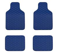 Tapis Sol de Voiture pour Alpina B4 D4S Gran Coupe (G26) 2022-2024+, Cuir PU Antidérapants Imperméables Toutes Les Saisons Accessoires D'intérieur de Voiture, Blue
