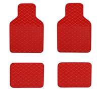 Tapis Sol de Voiture pour Alpina D5 S (G30), Cuir PU Antidérapants Imperméables Toutes Les Saisons Accessoires D'intérieur de Voiture, Red